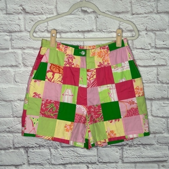 Lilly Pulitzer Colorful Patchwork Shorts - Picture 4 of 12